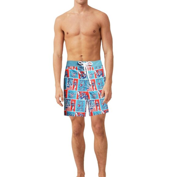 Pullin Other - PULLIN Men’s Shorts Warrior Liberte Boardshorts Swimwear Beach Trunks Size 38